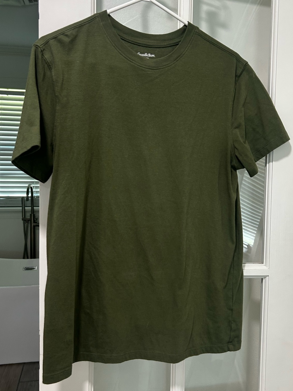 Goodfellow & Co Men's Crew Neck Every Wear T-Shirt - Olive Green Medium